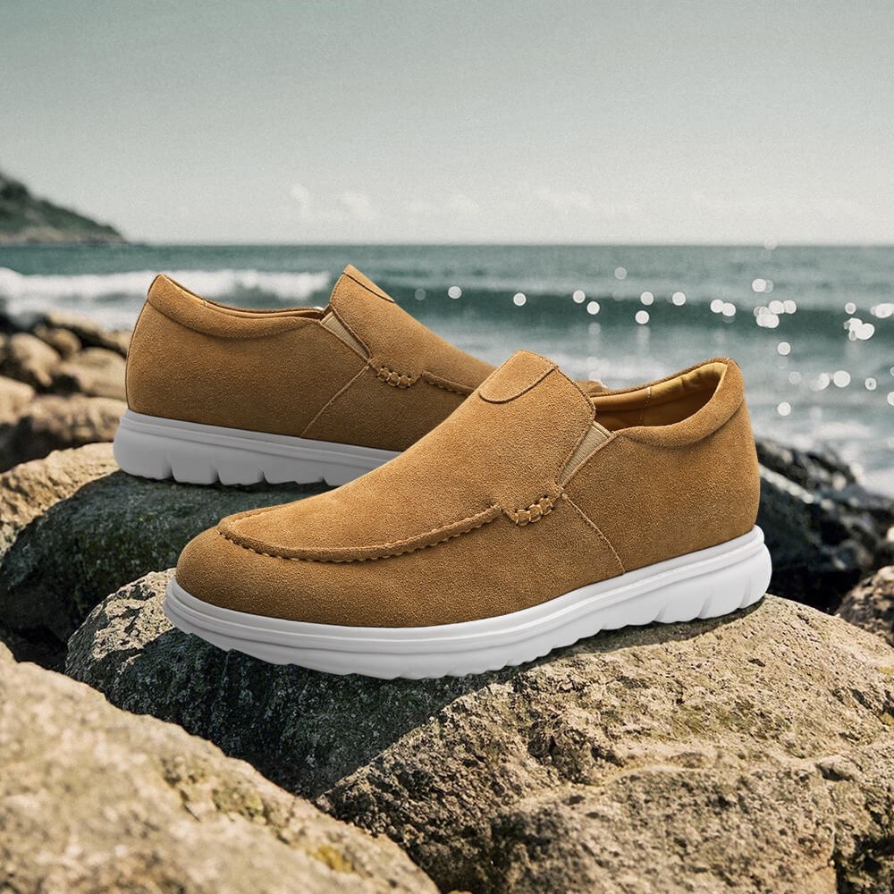 Elevator loafers for smart casual outfits