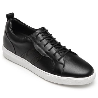 2.36 Taller Leather Sneakers CHAMARIPA Elevator Shoes for Men 