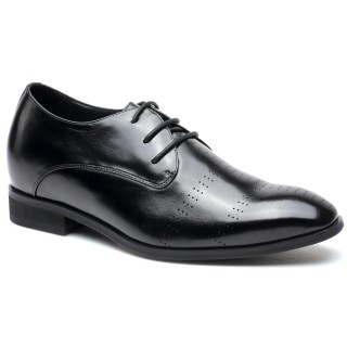 New Style Imitation Ostrich Leather Black 9 Dress men tall shoes