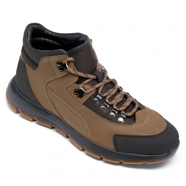 elevator boots - walking boots that make men taller - Outdoor high-top hiking boots 7CM / 2.76 Inches