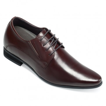 Chamaripa Elevator Dress Shoes Height Increasing Derby Shoes for Men Gain Height 8CM / 3.15 Inches