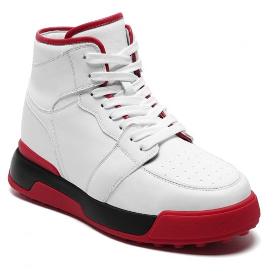 Classic Black/Red/White Sneakers +10cm