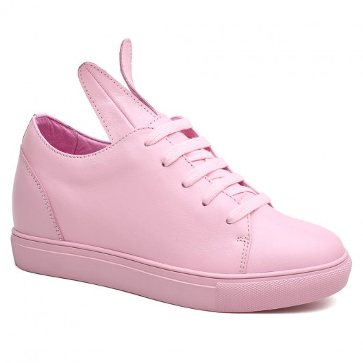 एड़ी लिफ्ट 8 CM के साथ महिलाओं के जूता के लिए गुलाबी ऊंचाई बढ़ती जूते