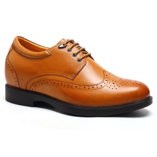 Extra Height 3.15 Inch Brogues Men Dress best height increasing shoes