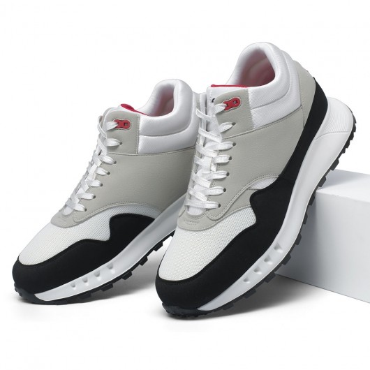 Boy uzatan spor ayakkabılar - erkek ayakkabıları daha uzun görünmenizi sağlar - Erkekler için nefes alabilen ve rahat outdoor spor ayakkabıları 8 CM