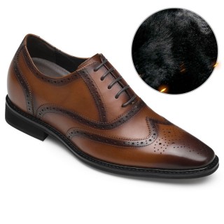 Black Height Incrasing Elevator Shoes Occident Dress Shoes