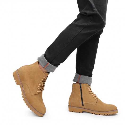 Zwarte leren hoge sneakers - Heren | MANFIELD