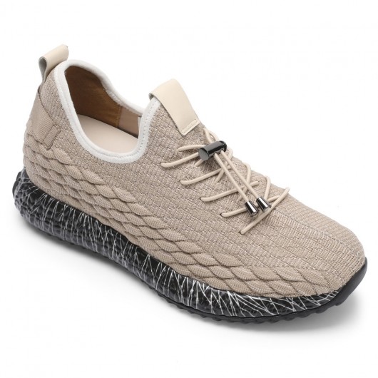 Chamaripa mannen schoenen met ingebouwde hak verhoogde herenschoenen  sneakers met verhoogde hak 7 CM - H92C103D181D