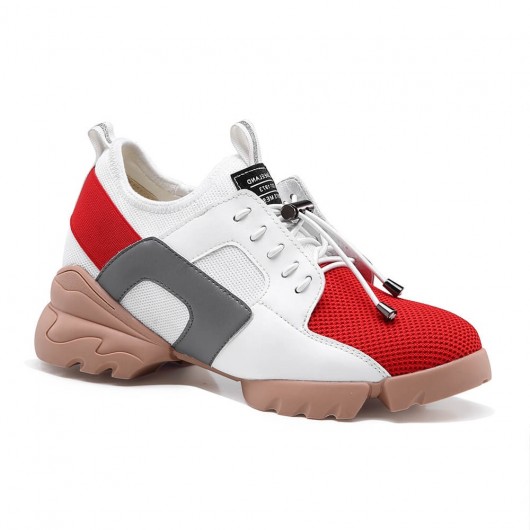 Chamaripa dames schoenen met sleehak schoenen met verhoogde hiel verhoogde  schoenen dames 8 CM Langer - W91W129D051D