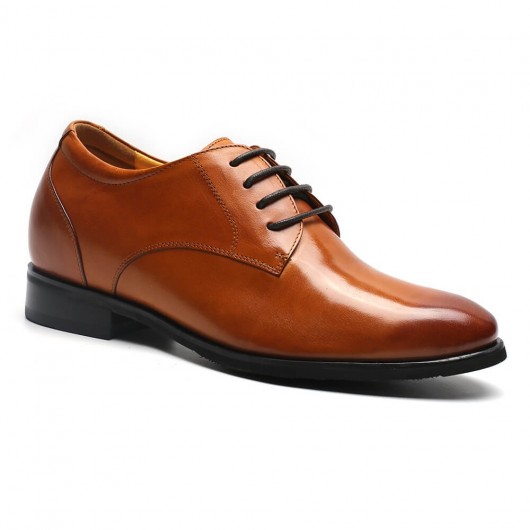 Chamaripa onzichtbaar verhoogde schoenen hoge hakken voor mannen veterschoenen  heren 7.5 CM- DX70H108S