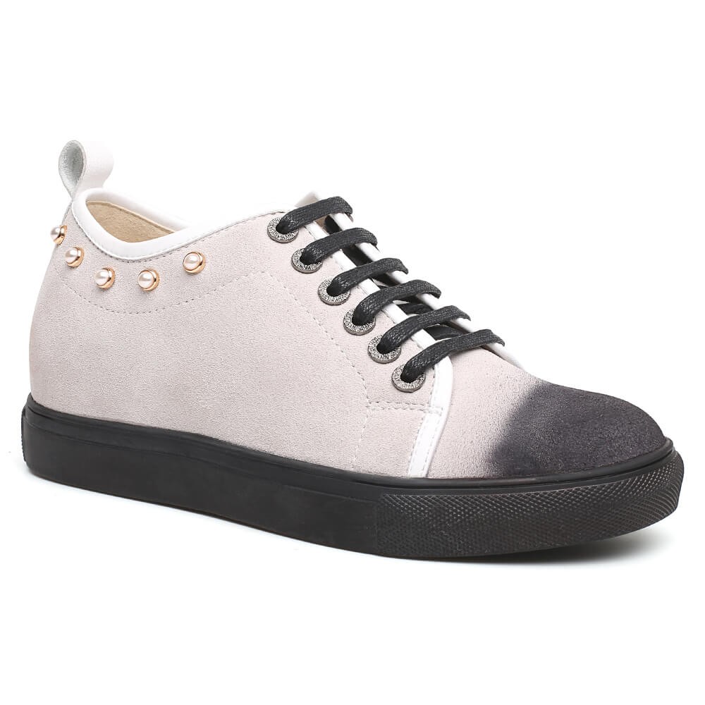 Dames hoge schoenen hoogte inlegzolen schoenen voor dames schoenen die  hoogte 7 CM toevoegen