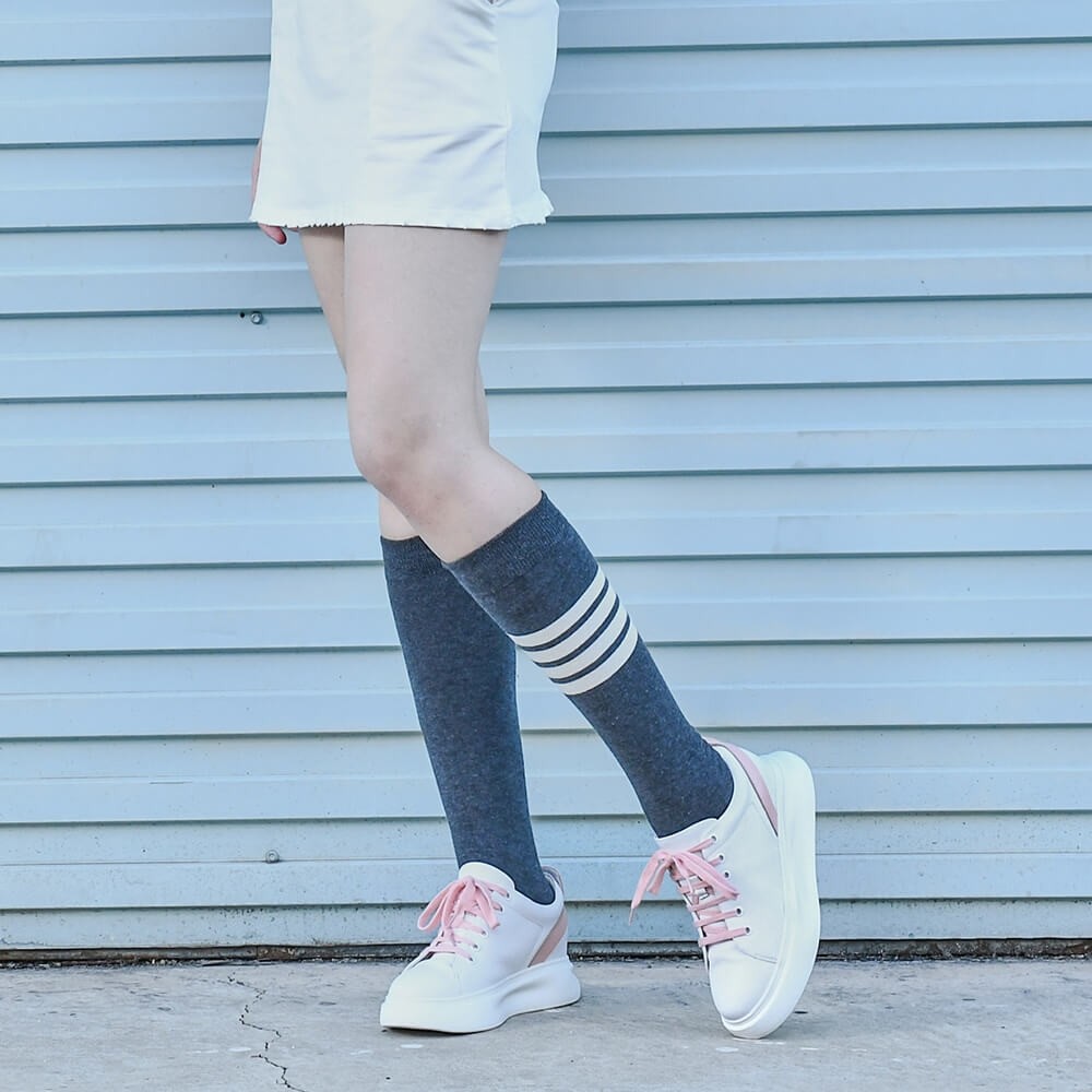CHAMARIPA dames schoenen met verhoogde hiel verborgen hak casual schoenen  dames wit kalfsleer 6CM