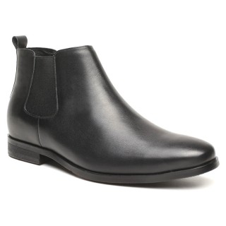High Heel Boots for Men Height Increasing Chelsea Boots Men Taller Shoes 7 CM / 2.76 Inches