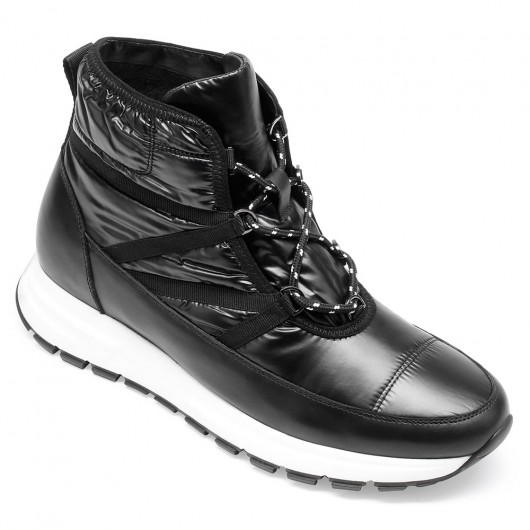 CHAMARIPA chaussures rehaussantes pour hommes - chaussures réhaussantes homme - vers le bas des bottes - noir - 6 CM plus grand