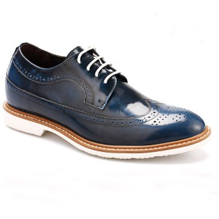 brown bullock height casual shoes for men