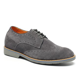 Noble Casual Brogue Height Increasing Shoes For Men