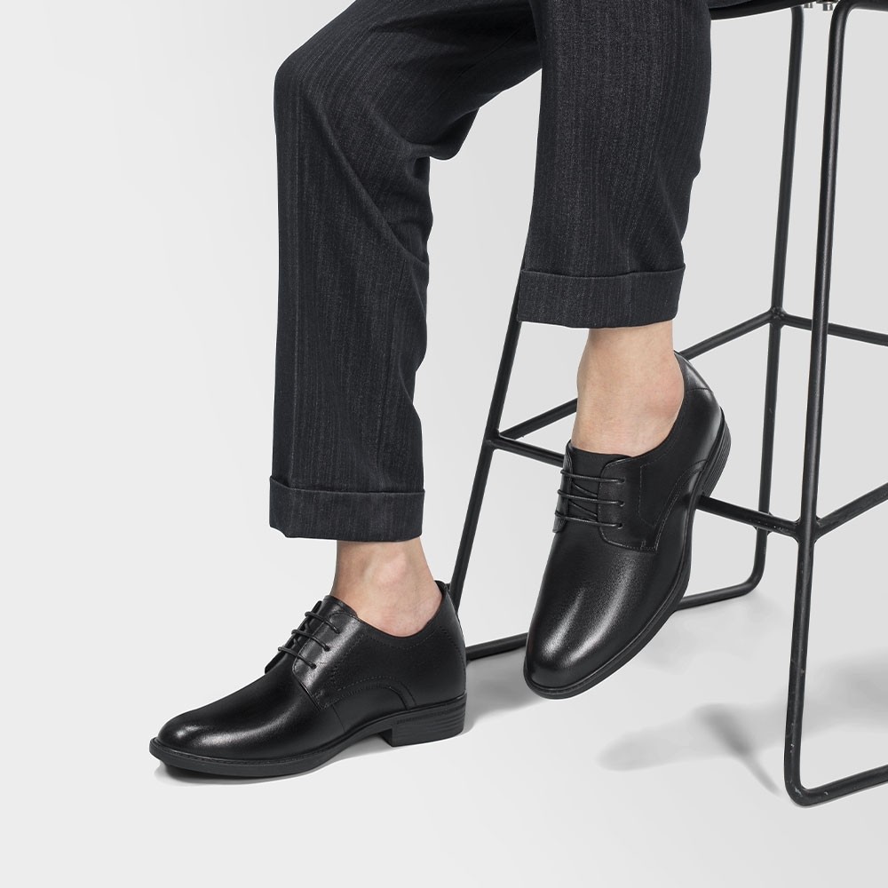 prestar dos semanas Latón zapatos de plataforma para hombre - zapatos con 7 CM de altura - zapatos  derby hombre negros