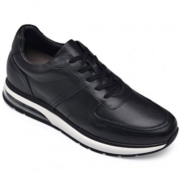 CHAMARIPA zapatos con alzas - zapatos con alzas hombre - colchón de aire negro Zapatillas deportivas 8 CM Más Alto