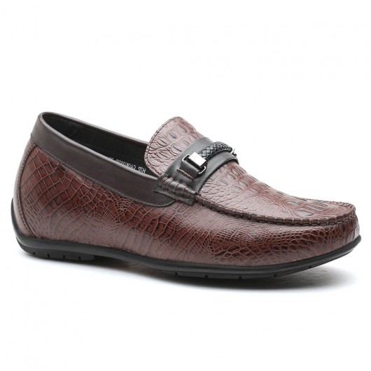 Slip-on Elevator Loafer Casual Height Increasing Shoes for Men to get Taller 6 CM / 2.36 Inches