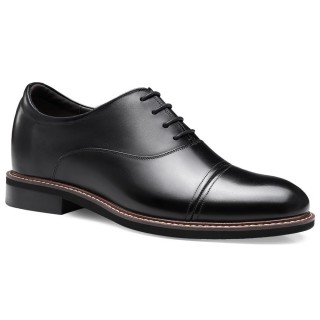 Chamaripa أحذية عالية الكعب الرجال اللباس الأسود الرجال أطول أحذية الارتفاع زيادة اللباس أحذية 6 سم