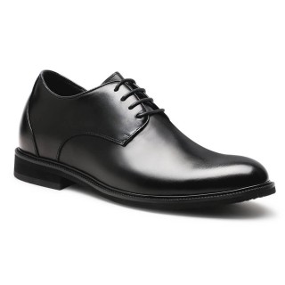 Chamaripa أحذية عالية الكعب الرجال اللباس الرسمي الارتفاع زيادة أحذية أسود دربي الأحذية للحصول على أطول 6 سم 