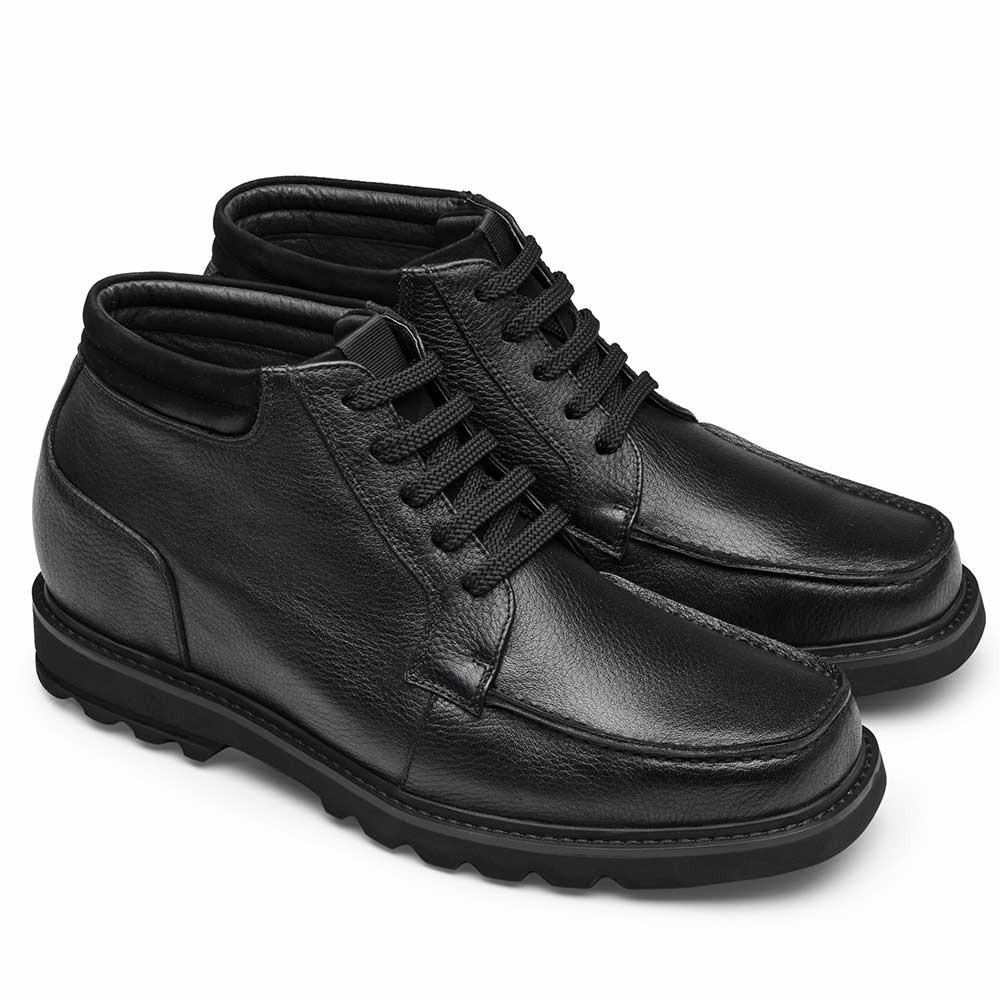 Scarpe Con Rialzo Per Uomo Che Aumentano L'Altezza Fino A 7 Cm. Fabbricate In Pelle. Modello Ibiza B Bianco 38 - 9