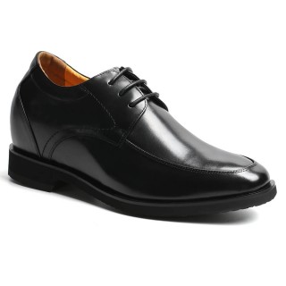 Altezza crescente scarpe rialzate formali vestito nero per sembrare più alto 3,54 pollici